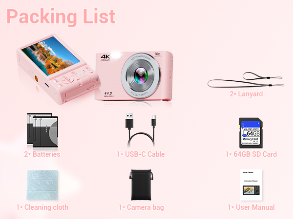 digital camera pink