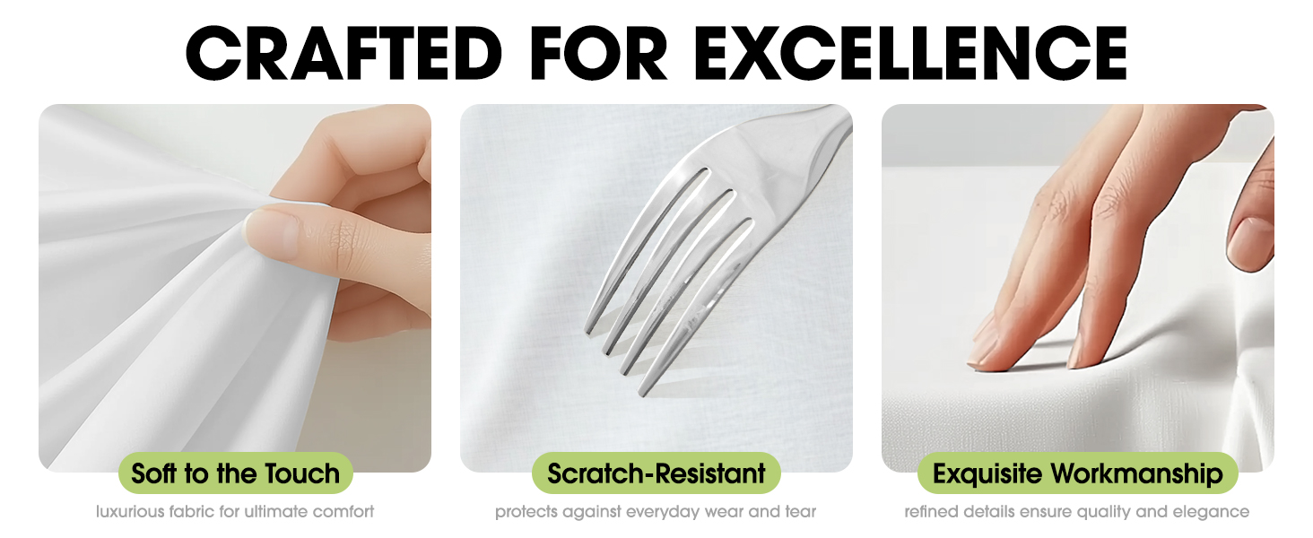 white tablecloths for rectangle tables