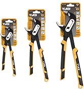 Tongue and Groove Pliers 8/10/12 Inch Adjustable Pliers Set Groove Joint Pliers With 7-Position P...