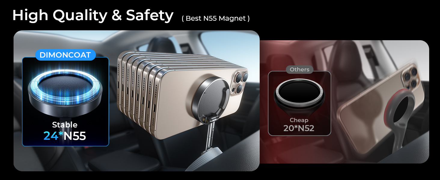 Vacuum Magnetic Phone Holder