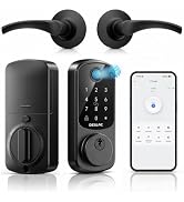 DESLOC B200 Fingerprint Smart Lock with 2 Ergonomic Curved Handles | 8-in-1 Unlock, Palm-Friendly...