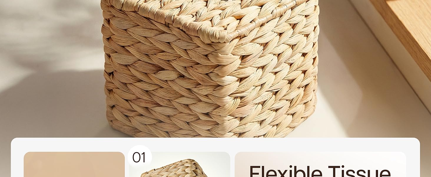 wicker tissue box