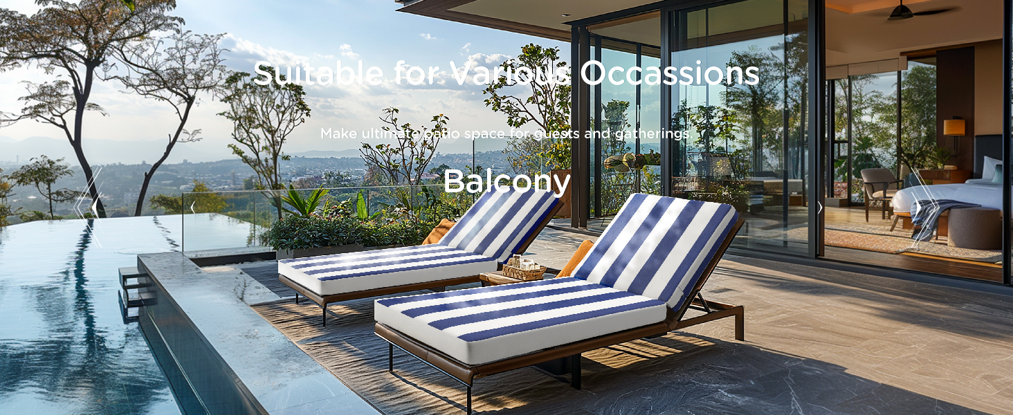 Codi-Outdoor-Chaise-Lounge Chair-Cushion-Waterproof-for-Patio-Furniture