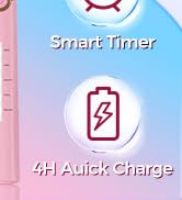 8X Electric Toothbrush Pink