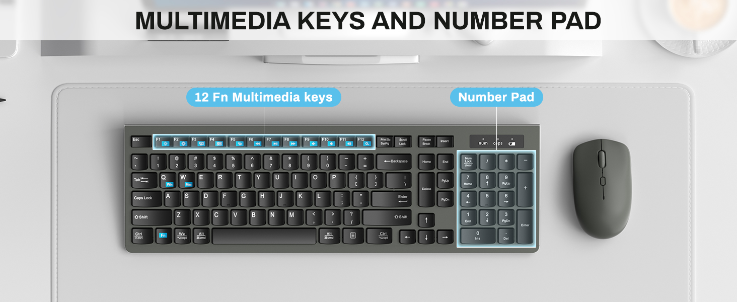 wireless keyboard and mouse 4