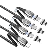 100W Magnetic Charging Cable,Magnetic Right Angle USB C Cable,480Mbps Data Transfer,5A Fast Charg...