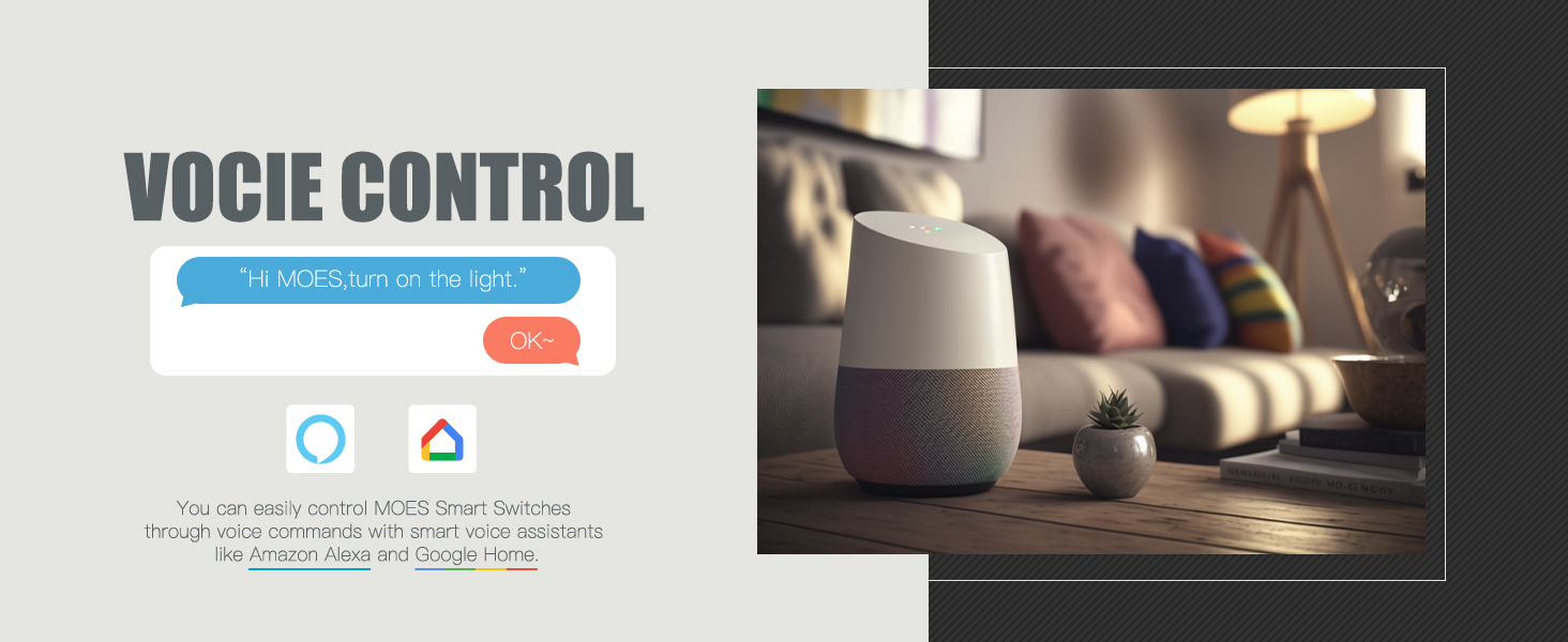 google assistant light switch