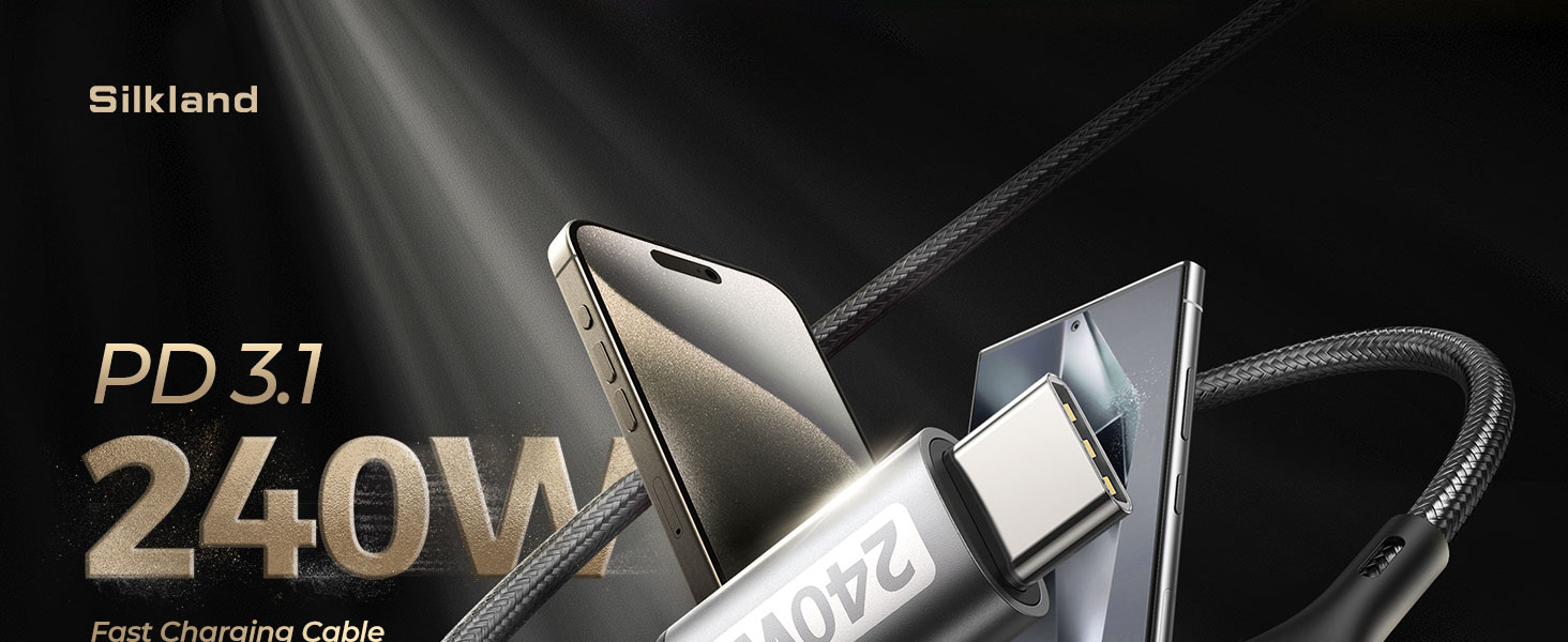240W USB C to USB C Cable