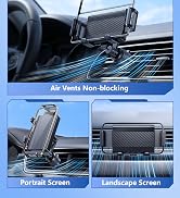 360° Rotation &amp;amp; No Block Air Vent z fold 7 car mount