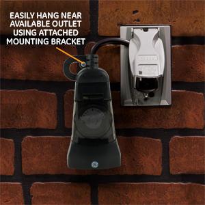 mounting timer, outlet timer, outdoor timer