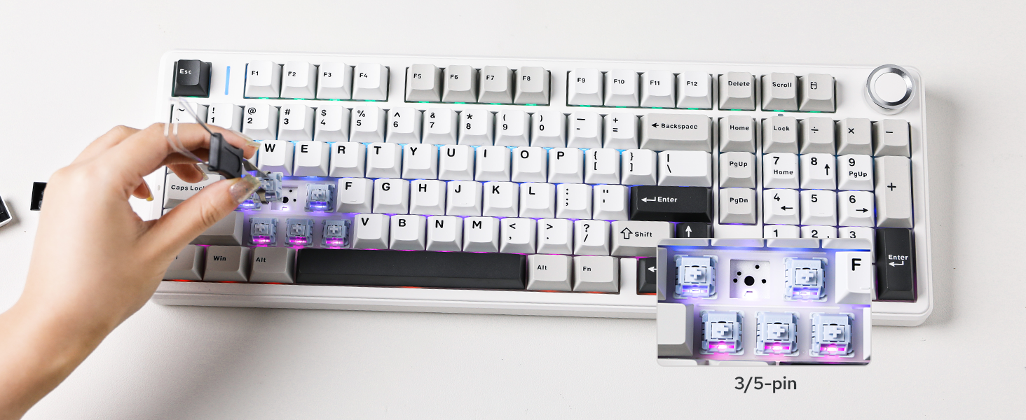 F99 PRO wireless gaming keyboard