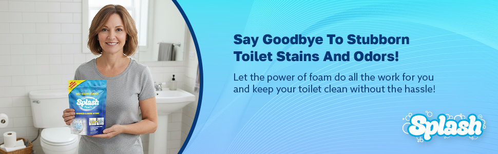 splash foam toilet cleaner no scrubbing - foam toilet bowl cleaner