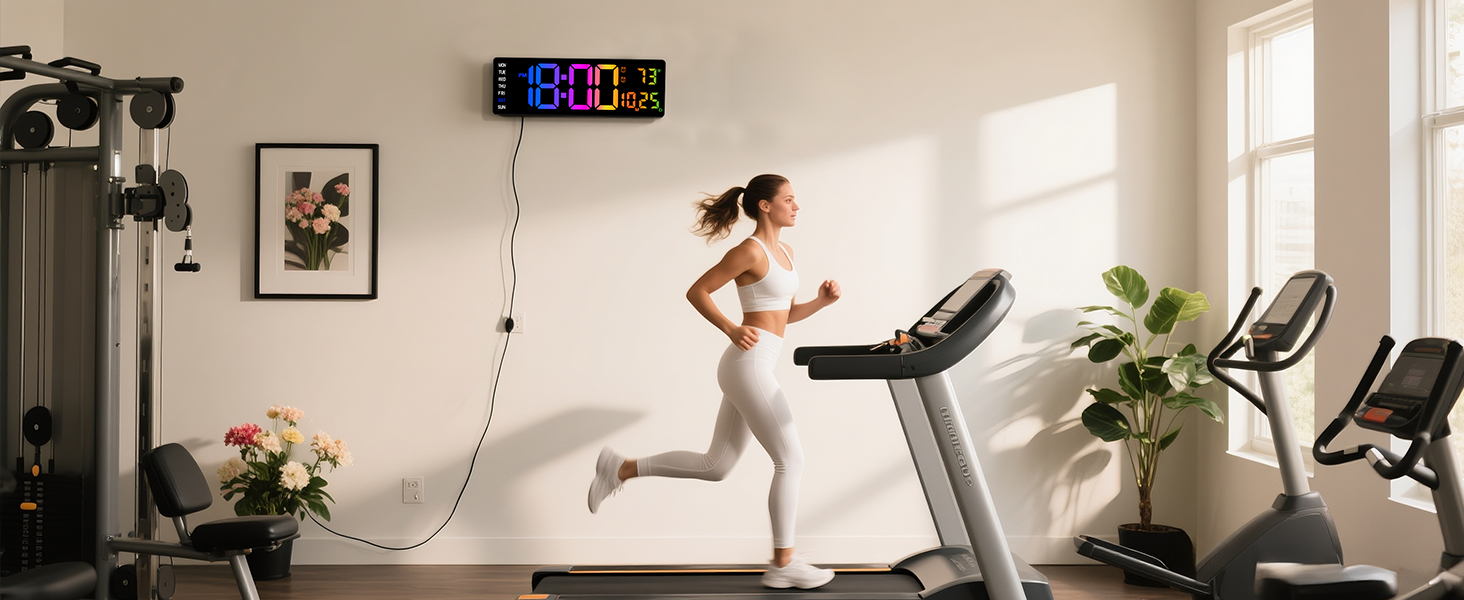 battery powered digital clock