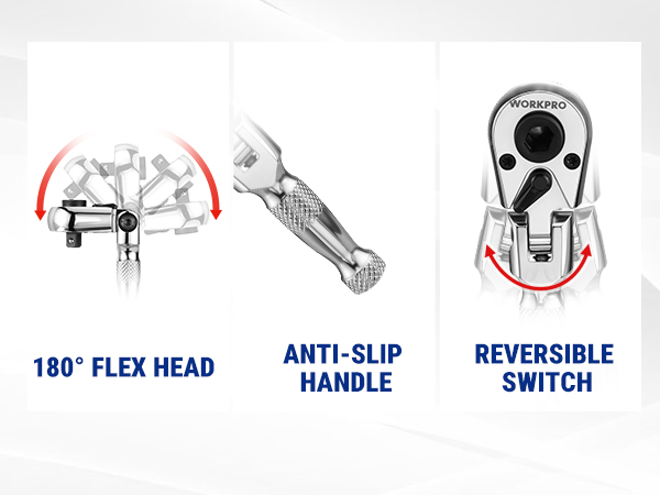 1/4 flex head ratchet