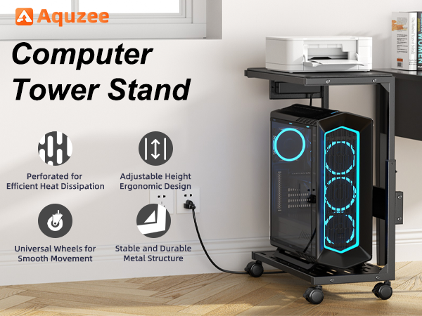 computer tower stand