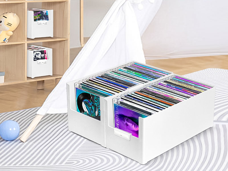 plastic CD storage box