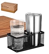 OrgaFocus Clip On Desk Cup Holder Clamp – No Spill Cup Holder for Table, Bed, Chair – Large Adjus...