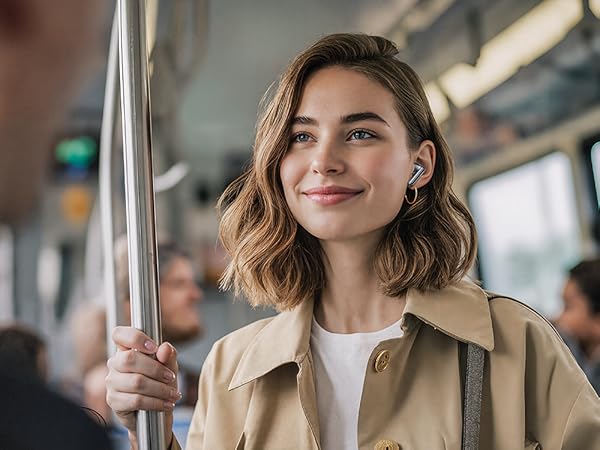 Listen to music while commuting