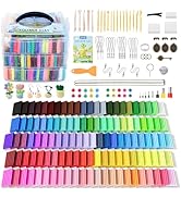 Artme Polymer Clay, 116 Colors Oven Bake Modeling Clay Starter Kits for Kids, Creative Polymer Cl...