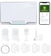TUGARD WiFi Home Alarm Security System,Wireless DIY Smart Home Burglar Security Alarm System 10 P...