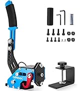 aikeec 64 Bit USB Handbrake with Clamp for PC Windows Sim Racing Games G25 G27 G29 T500 FANATECOS...