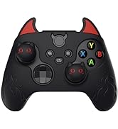 PlayVital Halloween Cute Demon Silicone Cover for Xbox Series X/S Controller, Kawaii Anti-Slip Co...
