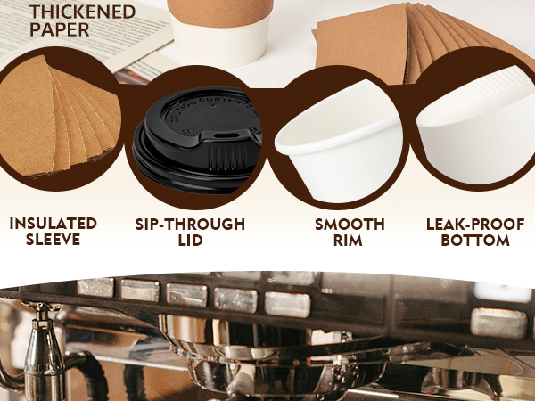 coffee cups with lids