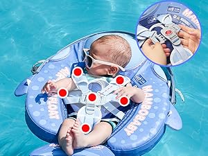  Mambobaby Baby Pool Float with Canopy