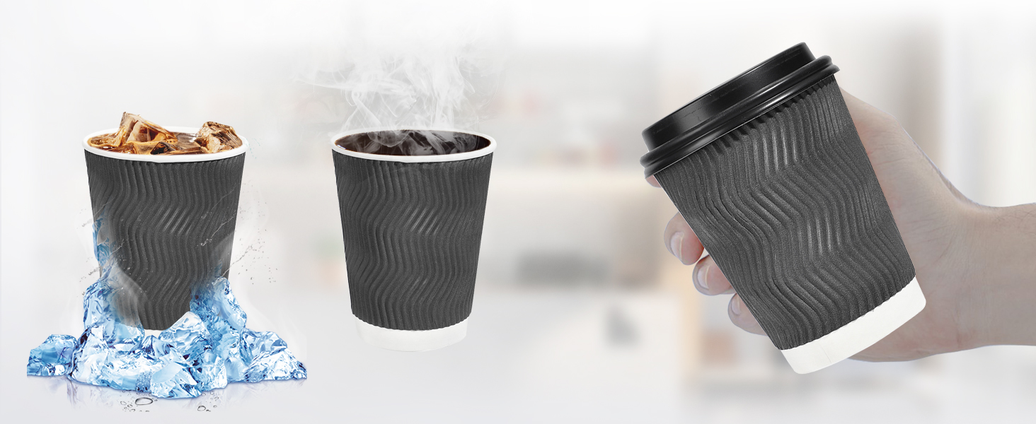 Lamosi Insulated Corrugated Paper Cups