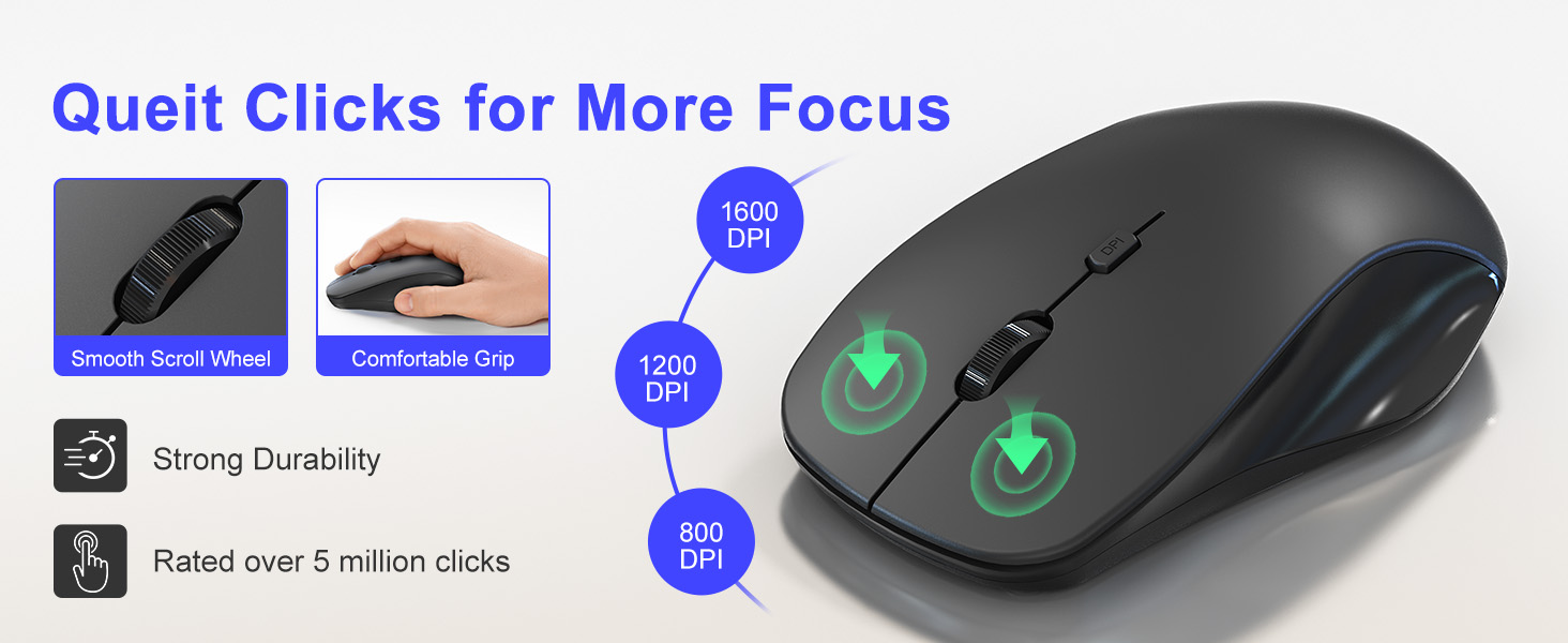 wireless keyboard with number pad and mouse
