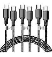 USB C to USB C Charger Cable, 3Pack 10FT Type C Fast Charging Cord Compatible for iPhone 15/16/17...