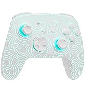 FUNLAB [Luminous Pattern] Switch Pro Controller Wireless Compatible with Switch/OLED/Lite, Firefl...