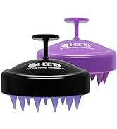 HEETA 2 Pack Hair Scalp Massager Shampoo Brush for Hair Growth, Hair Scalp Scrubber with Soft Sil...