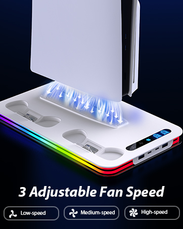 PS5 Cooling Station for PS5/Slim/Pro