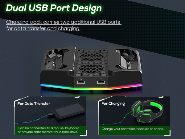 dual usb port design