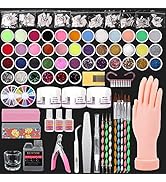 Nail Practice Hand for Acrylic Nails, Fake Training Hand for Nail Practice, Nail Maniquin Hand wi...