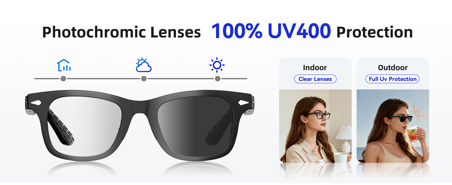 smart wireless headphone sunglasses