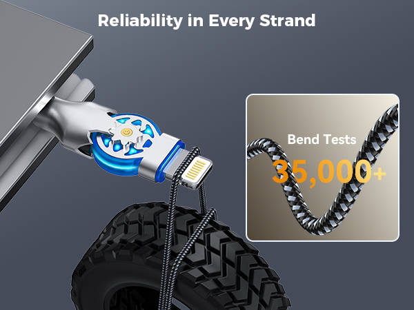 right angle lightning cable