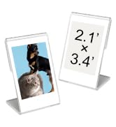 HAPY SHOP 8 Pack Mini Picture Frame for Instax, 2x3 Picture Frame Holder for Polaroid, Small Wall...