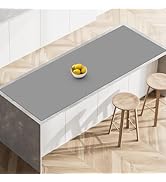 Silicone Mats for Kitchen Counter, 78.7''x 23.6'' Largest Heat Resistant Counter Mat Kitchen Isla...