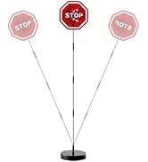 Zpana LED Car Light Parking Stop Sign, Vehicle Garage Flashing Warning Stop Sign, Automotive Park...