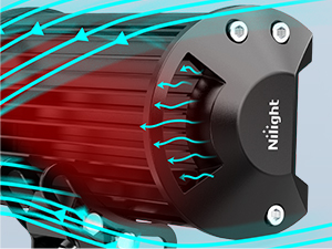 Nilight Led Light Bar 2PCS 36w 6.5Inch Flood Led Off Road Lights Super Bright Driving Fog Light