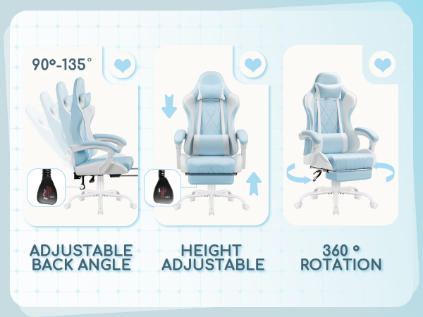 Height and Back Adjustable