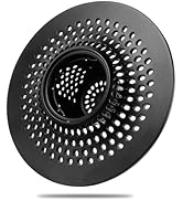 MFTEK Drain Hair Catcher Tub Drain Protector, Stainless Steel Bathtub Shower Drain Hair Stopper S...