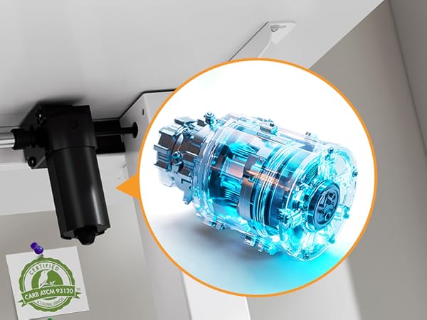 Veken office desk, high-efficiency motor