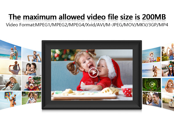 10.1inch WiFi digital photo frame