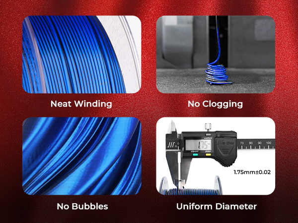 PLA 3D Printer Filament Silk Shiny PLA 1.75mm Color Change Printing Filament 