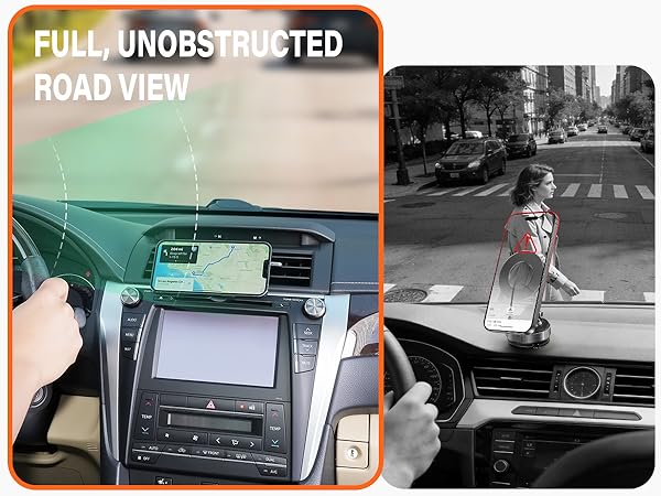 magnetic phone holder for car