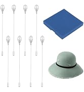 BENECREAT 8Pcs White Pearl Hat Pin, Platinum Safety Pins Brooches ABS Plastic Imitation Pearl Bro...