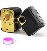 BOGERDACK MPS2040 Water Well Pressure Control and Air-Pump Pressure Switch, 20-40 PSI Pressure Se...